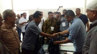 Fauzi Siregar Kembalikan Formulir Calon Kadin Tangsel