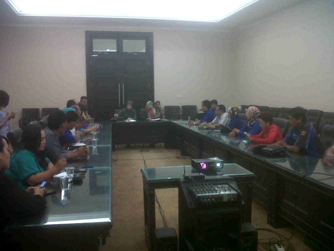 Diskusi Pokja dengan Pemprov Tangsel