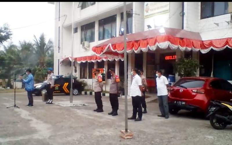 Camat Pakuhaji Pimpin Apel Pengamanan Idul Adha, Bubarkan Jika Ada Kerumunan