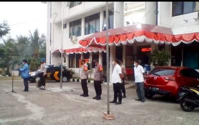 Camat Pakuhaji Pimpin Apel Pengamanan Idul Adha, Bubarkan Jika Ada Kerumunan