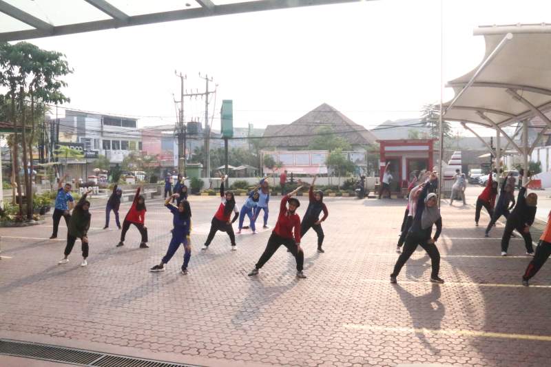 Wujudkan Kumham Sehat dan Produktif dengan Senam Bersama