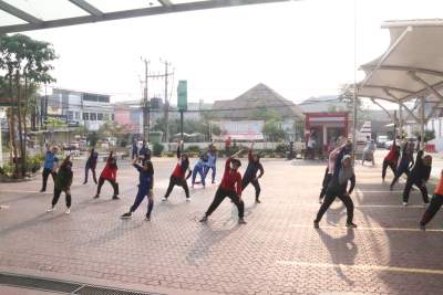 Wujudkan Kumham Sehat dan Produktif dengan Senam Bersama