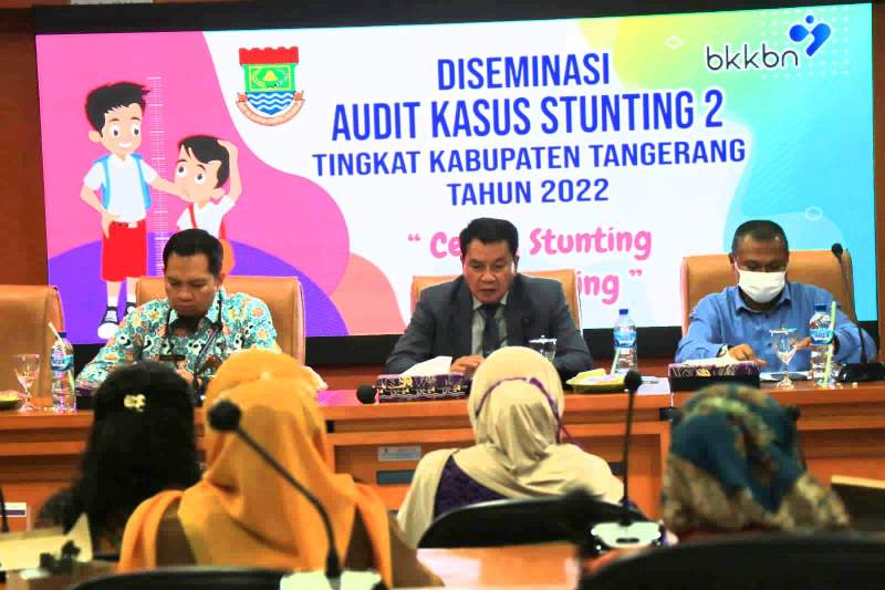 Sekda Buka Deseminasi Audit Kasus Stunting 2 Tingkat Kab Tangerang