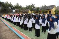 walikota Serang pimpin apel di dindikbud.