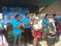 Partai Gelora Berbagi dengan Masyarakat, Rayakan Hut Satu Tahun