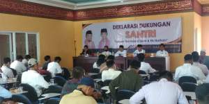 Relawan Santri Dukung Nasrul Eki di Pilkada Serang