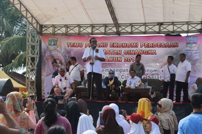 Gubernur Banten : terkait pembangunan ekonomi Desa, ekonomi pedesaan akan menjadi ujung tombak pembangunan