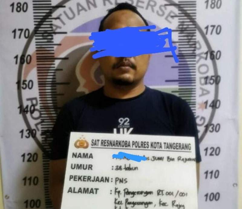 Terlibat Narkoba, ASN Dinas Sosial Ditangkap Polisi