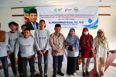 Sosialisasi Germas, Muhammad Rizal DPR RI Ajak Masyarakat Tangsel Hidup Sehat