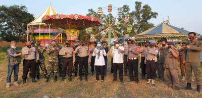 Cegah Covid Muspika Tigaraksa Tutup Pasar Malam