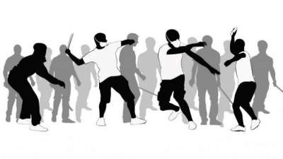 Ilustrasi Tawuran.