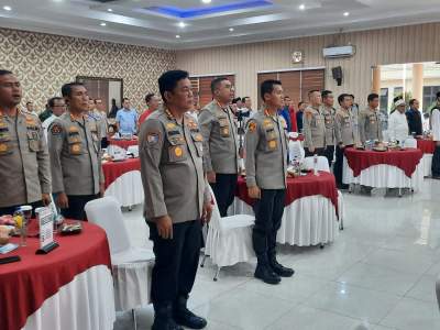 Kapolresta Tangerang Hadiri Acara Deklarasi Pemilu Damai