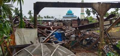Bayi Berusia Empat Bulan Menjadi Korban Angin Kencang di Indragiri Hilir