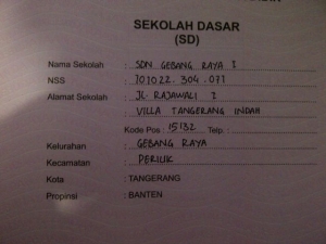 Rapot SDN Gebang Raya 1