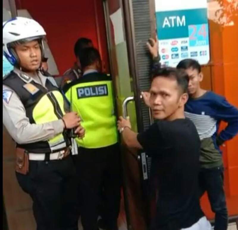 Satlantas Polres Serang Gagalkan Pembobolan Mesin ATM BNI