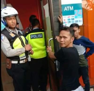 Satlantas Polres Serang Gagalkan Pembobolan Mesin ATM BNI