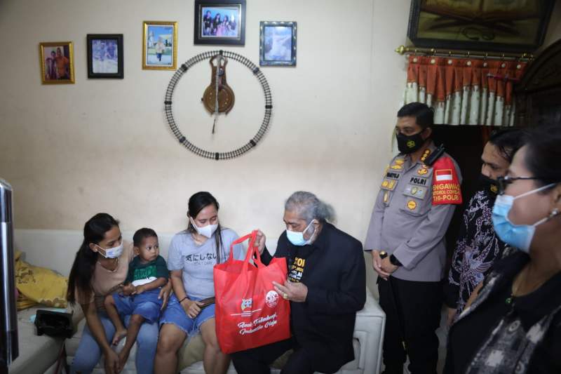 Kapolresta Tangerang Bareng Ketua Komnas PA Kunjungi Anak Korban Kekerasan