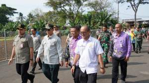 Zaki Dampingi Wakil Mentri Pertanian Kunjungi Puskagro di Teluknaga