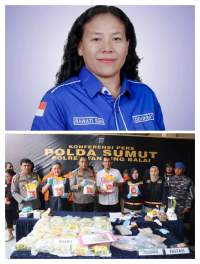 Berhasil Ungkap Sabu 30 bungkus, Anggota DPRD Rawati. M. Siagian Apresiasi Polres Tanjung Balai Brantas