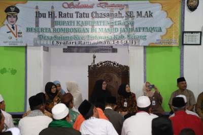 Menyerap Aspirasi Masyarakat, Bupati Serang Sampaikan Progres Pembangunan