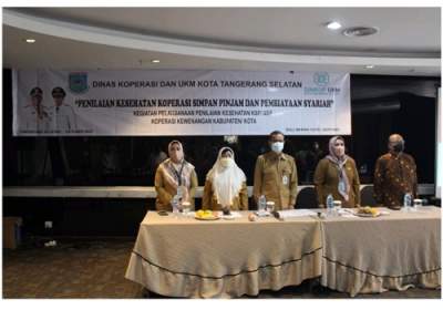 Dinkop Tangsel Adakan Penilaian Kesehatan Koperasi Simpan Pinjam