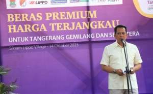 Pj Bupati Tangerang Andi Ony Gandeng Lippo Gelar Beras Premium Tarjangkau