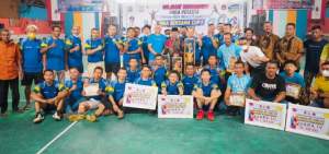 Turnamen Bulutangkis PB Bersama Cup I Resmi Ditutup Plt Wali Kota Tanjungbalai