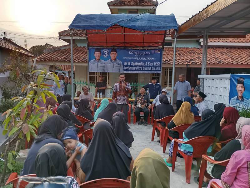 Gencar Sosialisasi, Syafrudin Janji Lanjutkan Pembangunan Infrastruktur