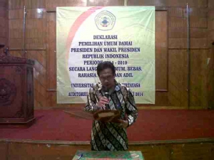 Universitas Tirtayasa Gelar Deklarasi Pilpres Damai