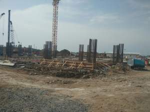 Pembangunan sekolah yayasan non muslim di Sindang Jaya, Kabupaten Tangerang.