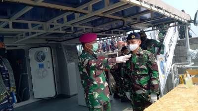 DanlantamaI III Sambut Kedatangan KAL Anyer