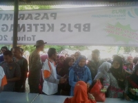 BPJS dan Disnakertrans Kota Serang Gelar Bazar Pasar Murah