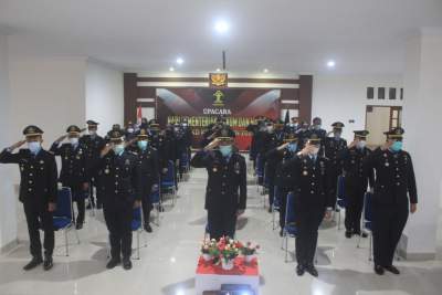 Dipimpin Menkumham Lapas Cilegon Peringati Hari Dharma Karya Dhika