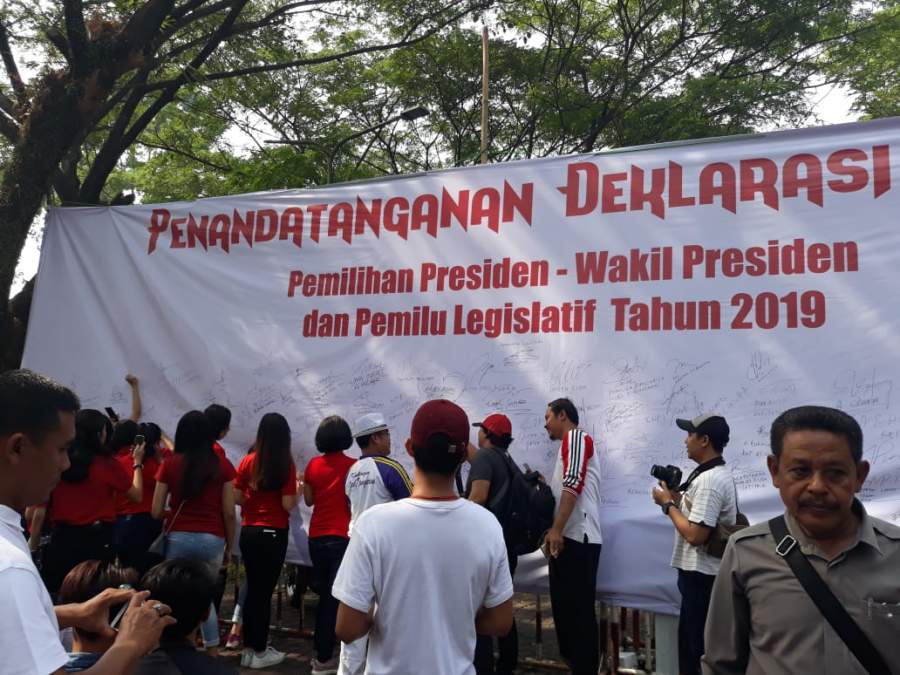 Pileg Damai Dideklarasikan di Kabupaten Tangerang