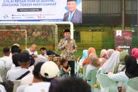 Muhammad Rizal DPR RI Bareng BPOM Serang Sosialisasi KIE Obat dan Makanan Bersama Masyarakat di Sukamulya Cikupa