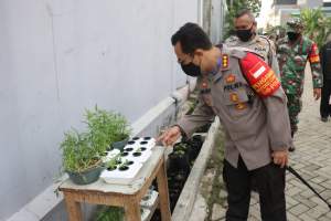 Kapolresta Tangerang Dorong Peningkatan Budi Daya Ikan Didalam Ember