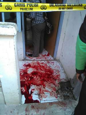 Lokasi pembunuhan di Kota Tangerang