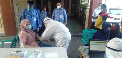 Hasil Rafid Test Warga RW 02 Kreo Selatan Seluruhnya Non Reaktif