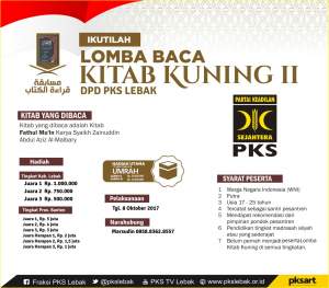 Lomba Kitab Kuning DPD PKS Lebak