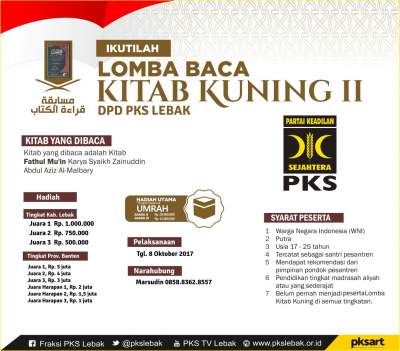 Lomba Kitab Kuning DPD PKS Lebak