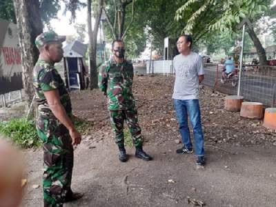 PWI Banten Bersinergi Dengan Koramil 0201/Serang Bangun Taman Digital