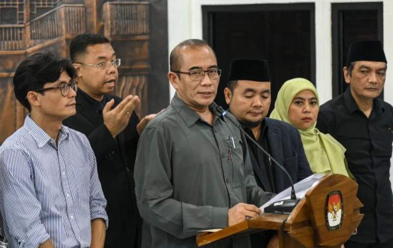 Ketua KPU Hasyim Asy'ari.