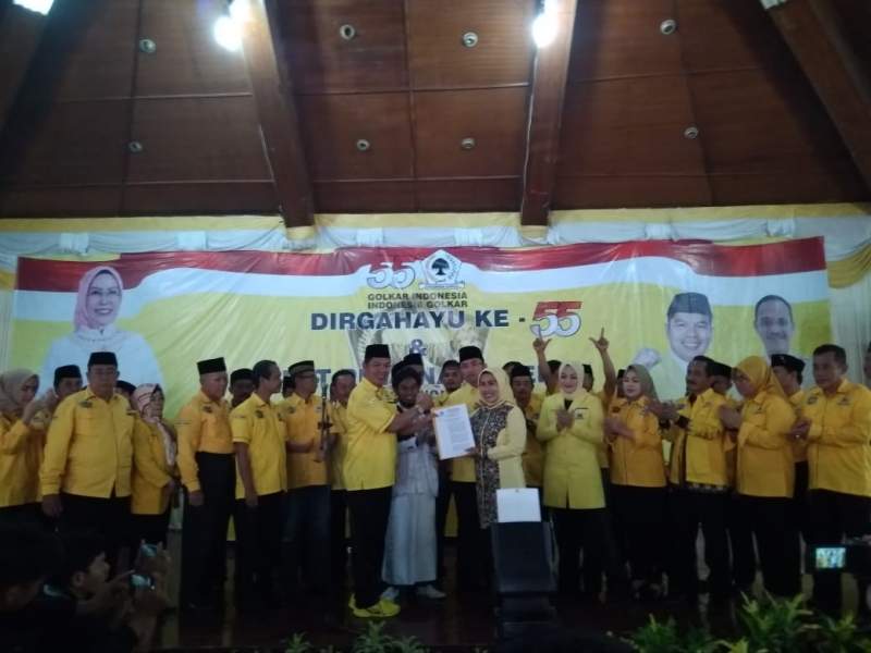 Golkar Putuskan Tatu Chasanah Sebagai Calon Bupati Serang 2020 - 2025
