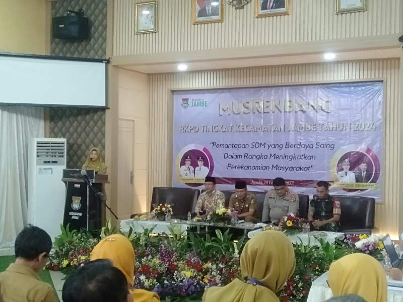 Musrenbang RKPD Kecamata Jambe.