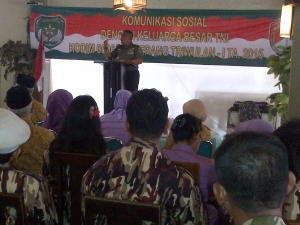 Kodim 0506 Tangerang: Komsos Jalin Tali Silahturahmi Keluarga KBT