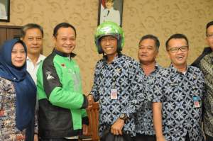 Asisten Daerah II Lebak Terima Kunjungan Pihak Go-jek