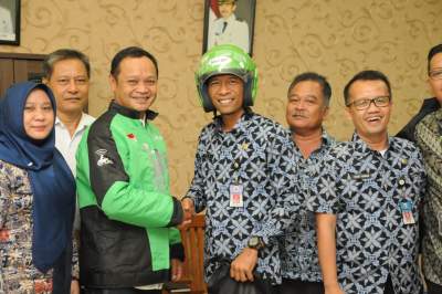 Asisten Daerah II Lebak Terima Kunjungan Pihak Go-jek