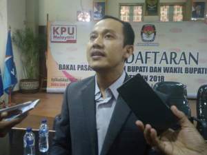 Komisioner KPU Kabupaten Tangerang Divisi Bidang Teknis Ali Zaenal