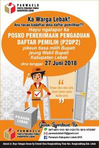 Panwaslu Lebak Buka Posko Pengaduan