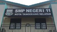 Tampak Halaman Depan SMPN 11 Tangsel